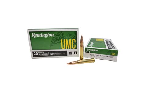 Remington Umc 303 British Fmj 20 Ct Box Kir Ammo