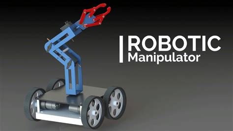 Robotic Arm Manipulator Part 1 Solidworks Design Youtube