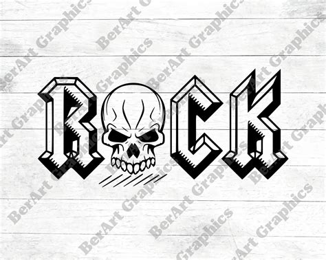 Rock N Roll Svg Bundle Rock Music Svg Png Dxf Eps Pdf Digital Download Cut File For Cricut