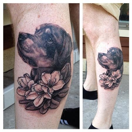 Rottweiler Dog By George Bardadim Tattoonow