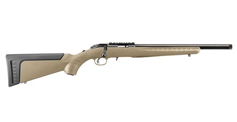 Ruger American Rimfire 22Lr Fde Bolt Action Rifle With Threaded Barrel Sportsman Amp 39 S Outdoor