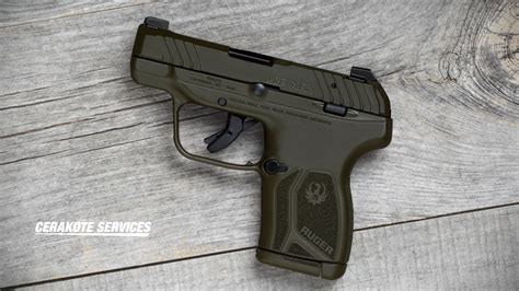 Ruger Lcp Max Full Od Green Cerakote Services