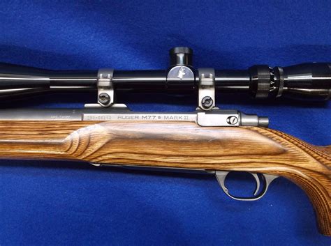 Ruger M77 Mark Ii Rifle 220 Swift Tiger Wood Bull Barrel Tasco 8X32 Scope 782 06252