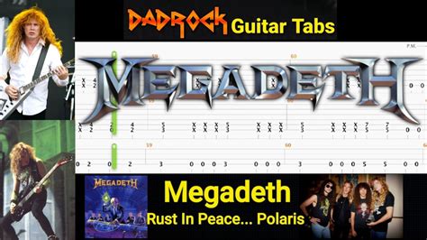 Rust In Peace Polaris Megadeth Guitar Bass Tabs Lesson