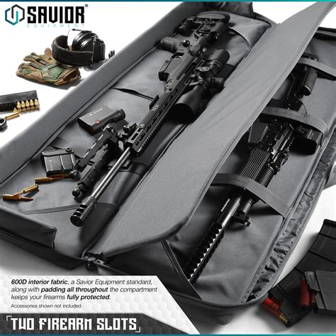 Savior Equip Tactical Double Rifle Bag Gun Range Padded Soft Case 36