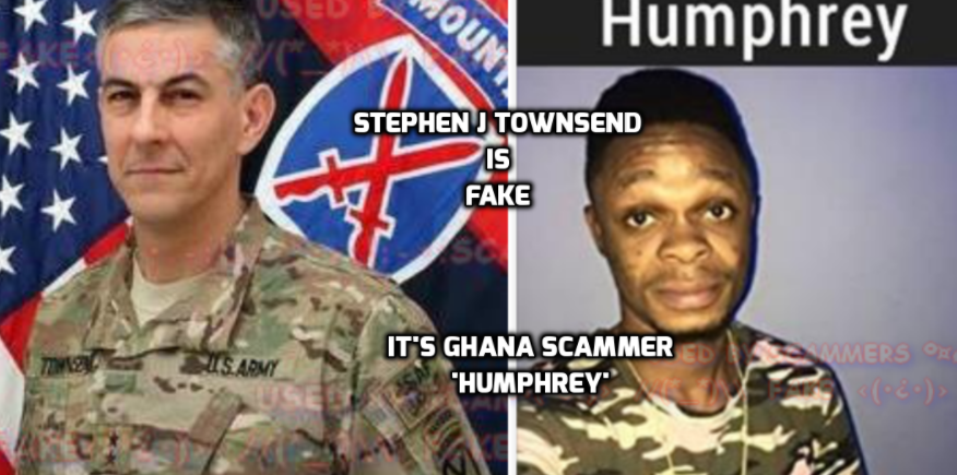 Scamhaters United Stephen J Townsend Fake It S Ghana Scammer