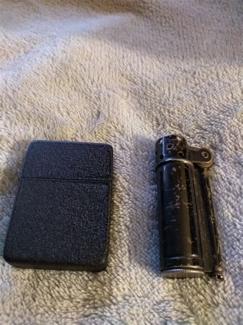 Scored On Two Ww2 Lighters Today A Dunhill Service Lighter And A Black Crackle Park Sherman