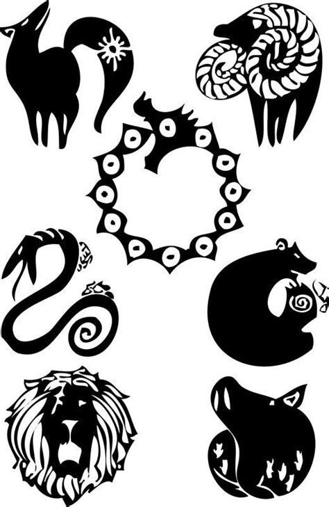 Seven Deadly Sins Logo Millions Of Unique Designs By Independent