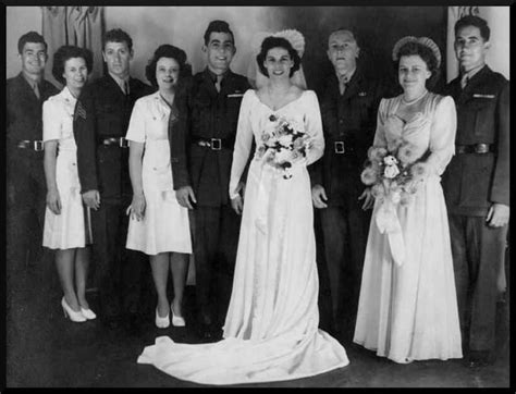 Sgt John Basilone And His Wife Lena During Their Wedding 7 Months Before His Death At Iwo Jima