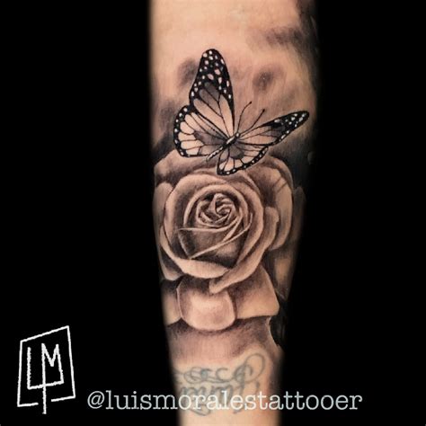 Share More Than 58 Black And Grey Butterfly Tattoo Latest In Cdgdbentre