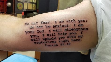 Share More Than 66 Isaiah 41 10 Tattoo Super Hot In Cdgdbentre