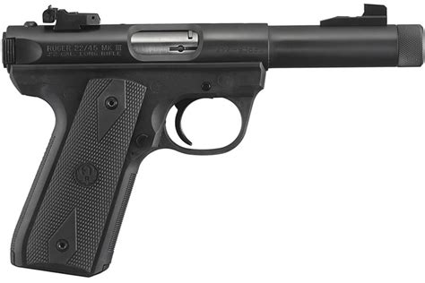 Shop Ruger 22 45 Mark Iii 22Lr Rimfire Pistol With Threaded Barrel For Sale Online Vance Outdoors