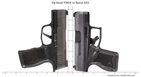 Sig Sauer P365 Vs Taurus Gx4 Vs Taurus Gx4 Carry Size Comparison