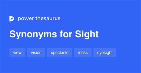 Sight Synonyms 1 896 Words And Phrases For Sight