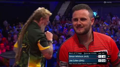 Simon Whitlock Vs Joe Cullen Quarter Final New South Wales Darts