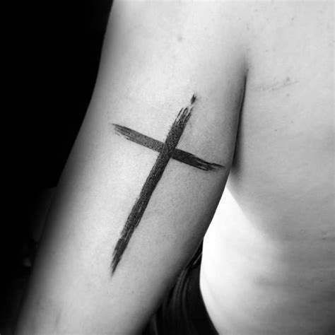 Simple Cross Tattoos For Men