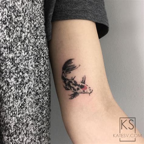 Simple Koi Fish Tattoo