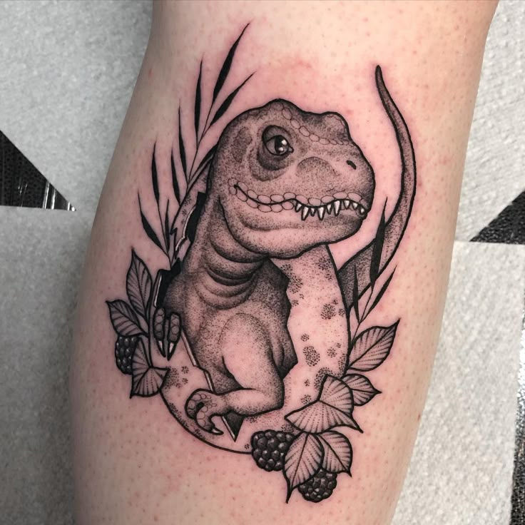 Skul Trex Trendy Tattoos Cool Tattoos T Rex Tattoo