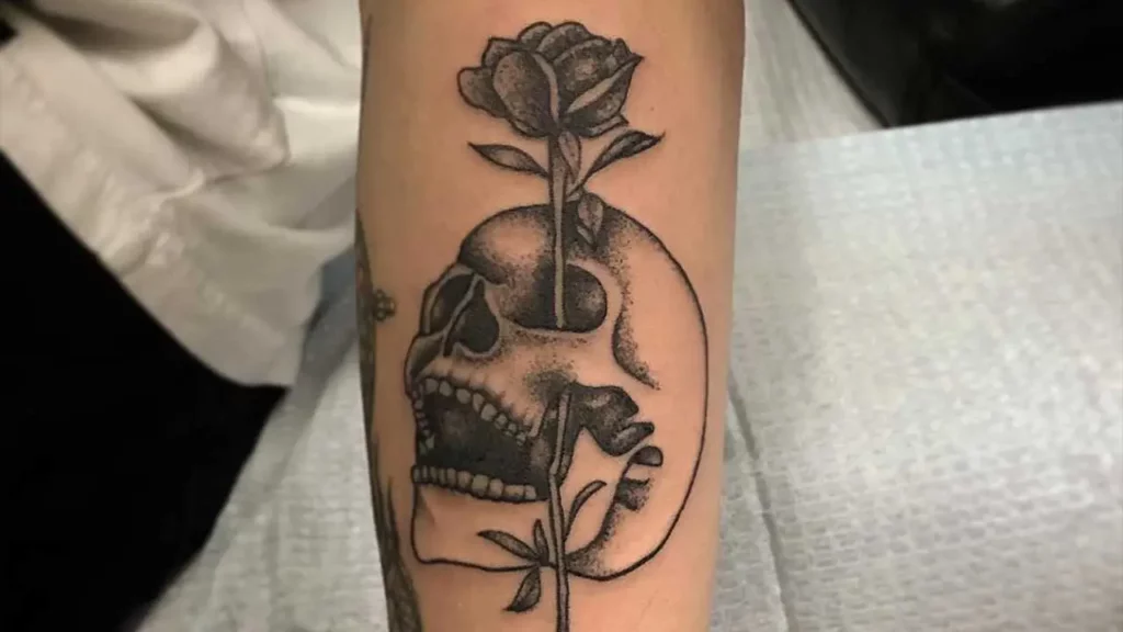 Skull And Rose Tattoo The Most Spectacular Designs