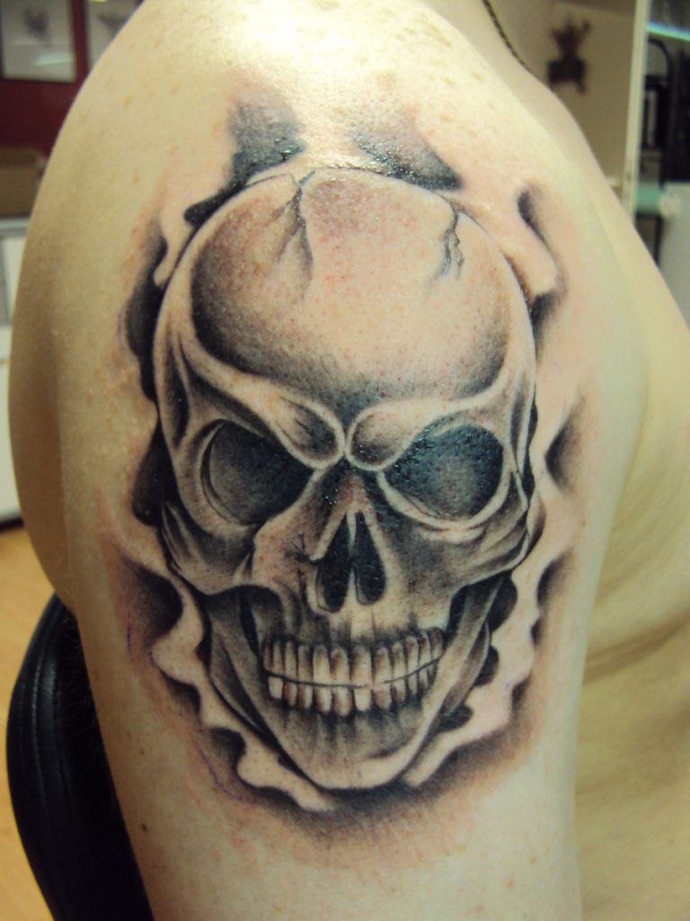 Skull Tattoos For Men Designs