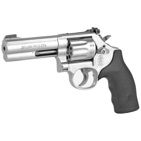 Smith Amp Wesson Model 617 22 Lr 10 Round Revolver Stainless Synthetic 4 Amp Quot Sw160584 A