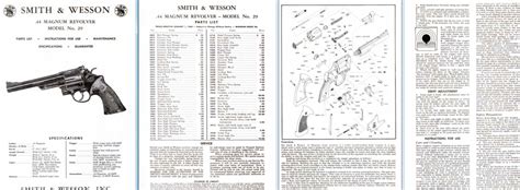 Smith Wesson Model 29 44 Magnum Revolver Manual Cornell Publications