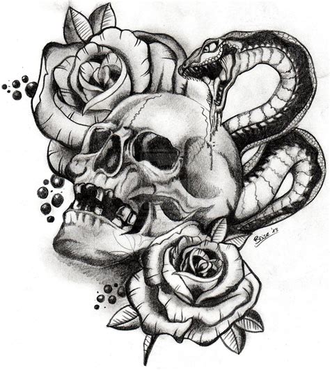 Snake Skull Tattoos Meanings Symbolism Tattoo Designs