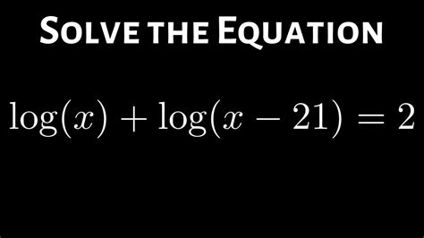 Solving Equations Using Logarithms Youtube