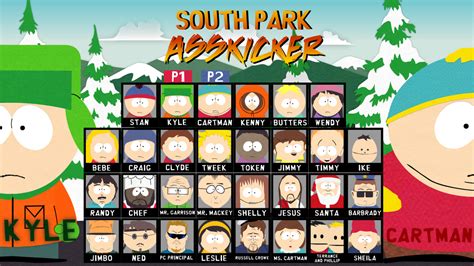 South Park Asskicker Character Select Page 1 By Lolwutburger On Deviantart