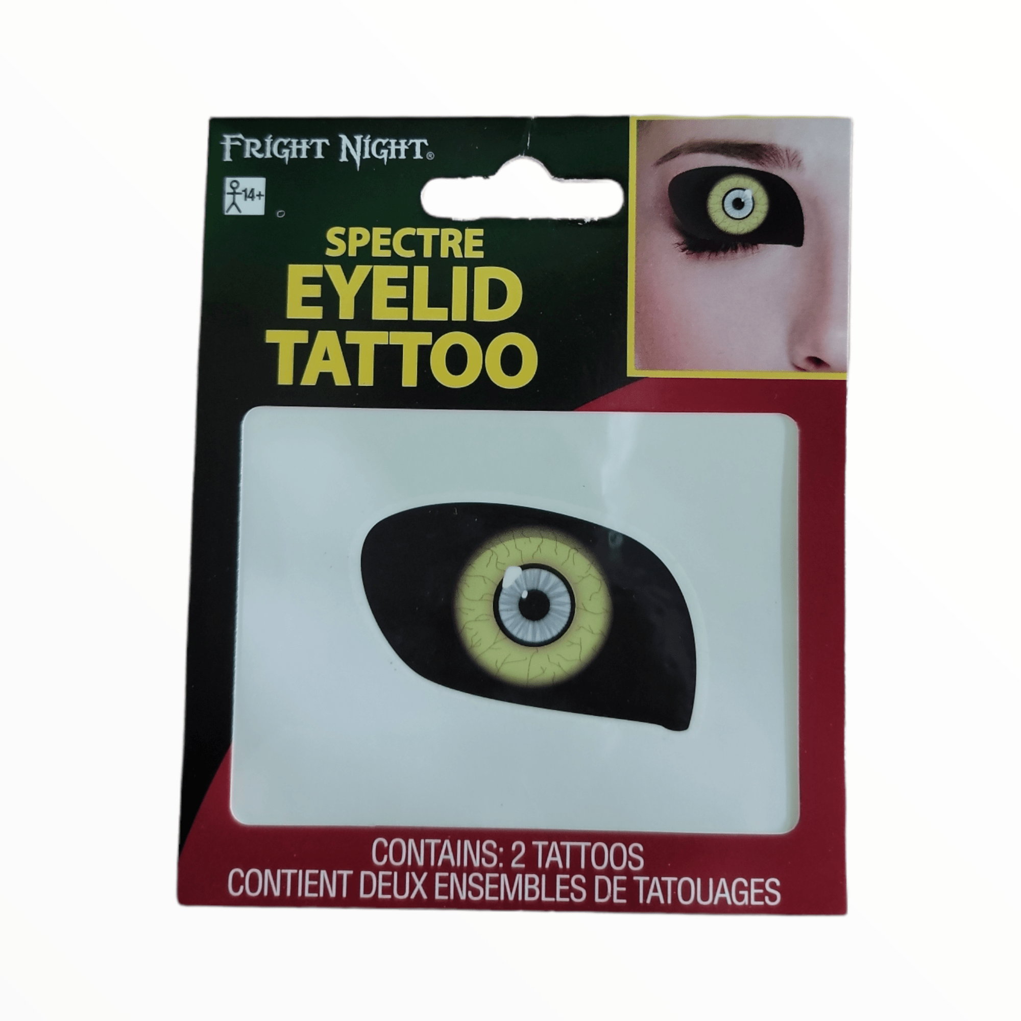 Spectre Eyelid Tattoo Ultimate Party Super Stores