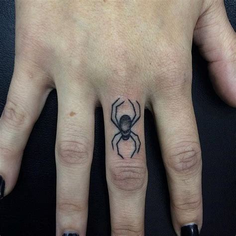 Spider Tattoo Finger Google Search Spider Tattoo Finger Tattoos