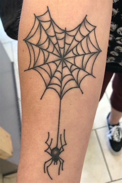 Spider Web Tattoo Designs