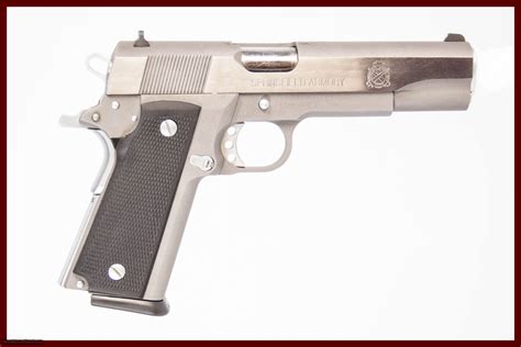 Springfield Armory 1911 45 Acp 10 Round Double Stack Blued Steel