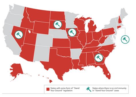 Stand Your Ground Laws Expanding Quickly Across U S Infographic