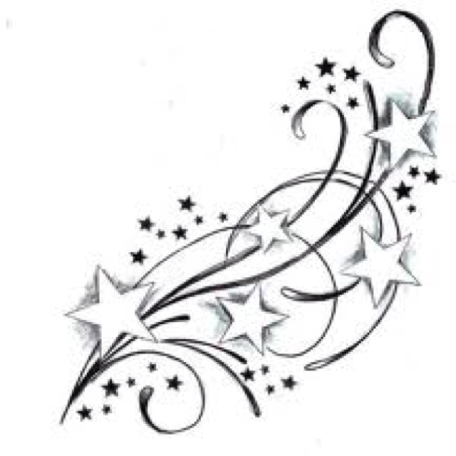 Stars And Swirls Tattoos Clipart Best