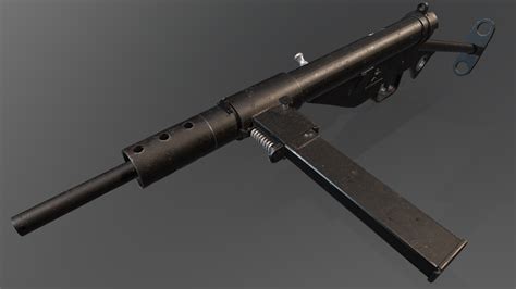 Sten Gun Mk Ii 3D Model By J J West Jw202471 7813A04 Sketchfab