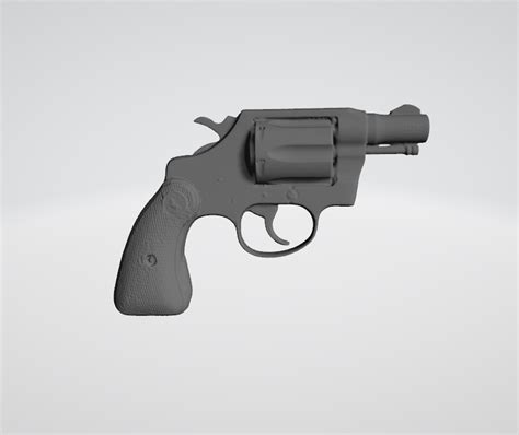 Stl File Colt Detective Special Gen 2 Cal 38 Sw 3D Print Design To