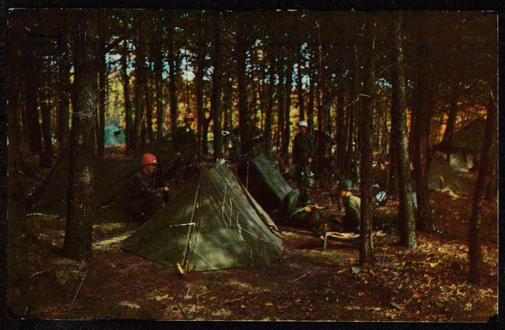 Street Scene Camp Dix Fort Dix Nj Postcard