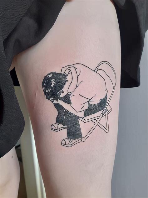 Stunning Neon Genesis Evangelion Shinji Tattoo