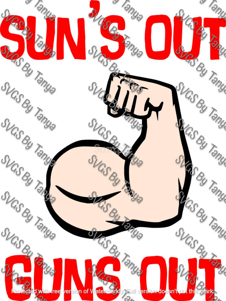 Sun Amp 39 S Out Guns Out Svg Karimoos Market