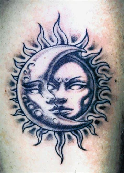 Sun And Moon Tattoos For Men Ideas And Designs