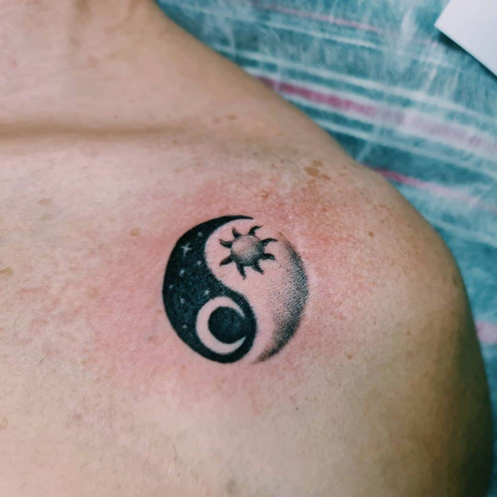 Sun And Moon Tattoos Meaning And 47 Best Design Ideas Sun Tattoo