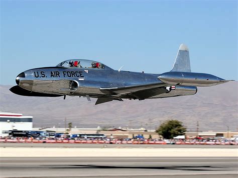 T 33 Low Pass Shooting Aircraft Plane T33 Lockheed Jet Star Hd