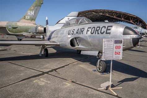 T 33 Shooting Star Pacific Coast Air Museum Usaf Jet Trainer