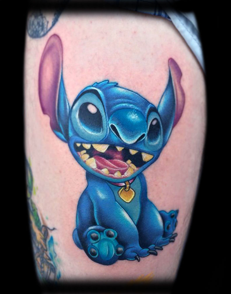 T Rex Tattoo By Ash Mann Stitch Tattoo Tattoos Small Tattoos