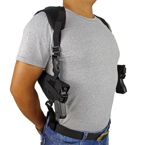 Tactical Double Draw Shoulder Holster Concealed Every Day Carry Pistol