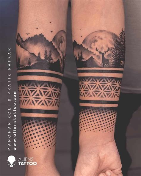 Tattoo Band Best Leg Tattoos Forearm Band Tattoos Geometric Tattoo