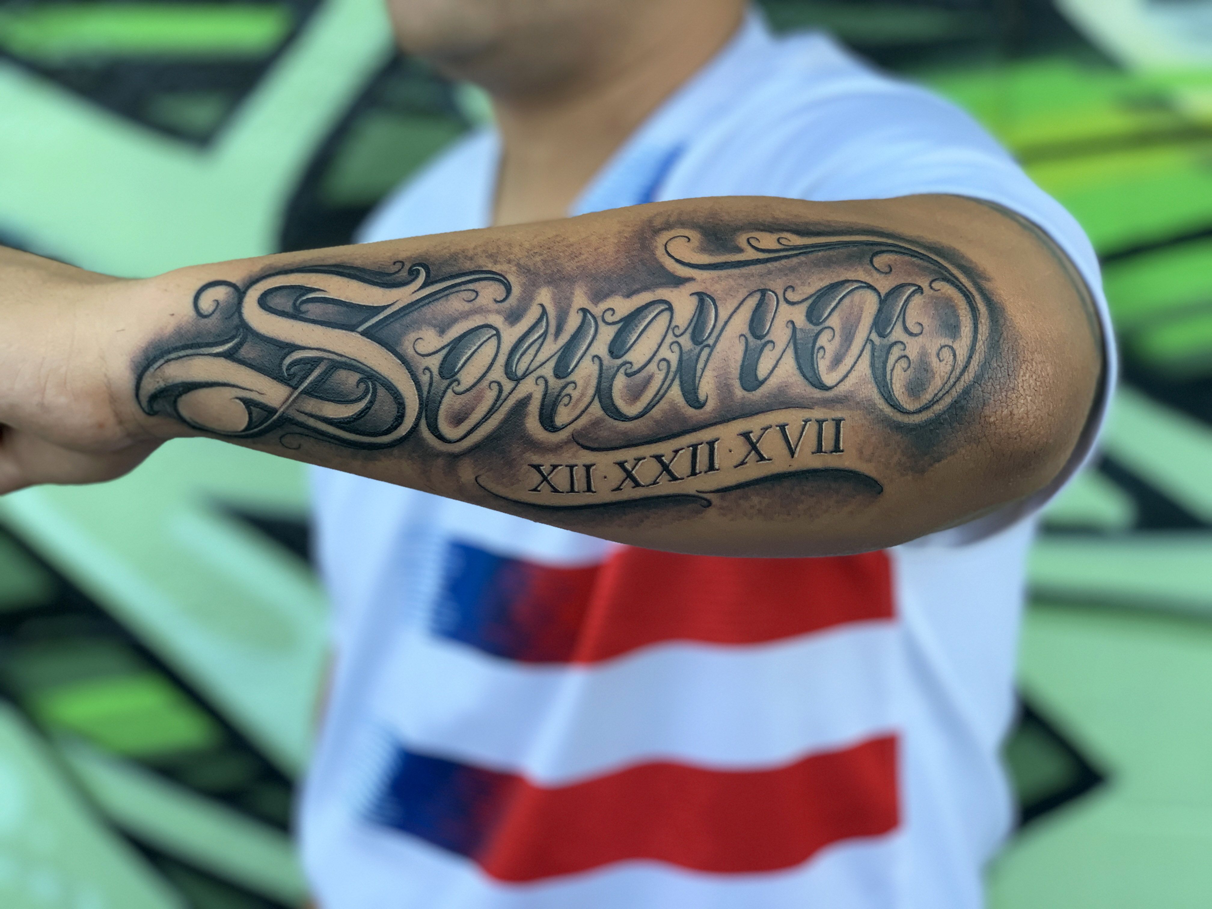 Tattoo Forearm Name