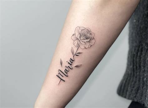 Tattoo Of Mar A Names Roses