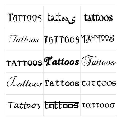 Tattoo Sexy The Most Creative Tattoo Fonts